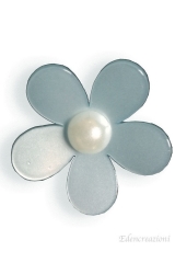 Applicazione-decorazione-fiore-PVC-celeste-bomboniera-sacchetto-cerimonia-da-incollo-0089-2,8cm