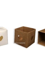 scatolina cubo cuore portaconfetti cerimonie confettate battesimo nascita comunione cresima