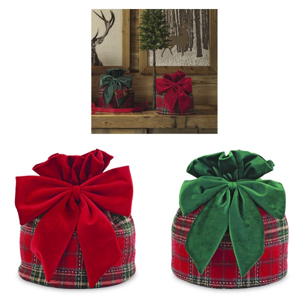 bomboniera-bomboniere-edencreazioni-terni-stroncone-decorazione-decoro-natale-natalizio-natalizia-regali-regalo-gift-sacco-saccoccio-fiocco-portapanettone-velluto-tessuto-stoffa-rosso-verde